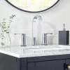 SAFAVIEH BRF1053C Solea Collection Placid Bathroom Faucet, Chrome