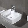SAFAVIEH BSK5400A Solea Collection Fen Bathroom Basin Sink, White