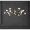 SAFAVIEH Couture Collection Breyer Sputnik Gold Crystal Adjustable Chandelier(Black)