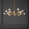 SAFAVIEH Couture Collection Breyer Sputnik Gold Crystal Adjustable Chandelier(Gold)