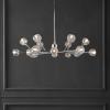 SAFAVIEH Couture Collection Breyer Sputnik Gold Crystal Adjustable Chandelier(Nickle)