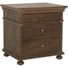SAFAVIEH Couture Home Collection Allisyn Brown 3-Drawer Wood Nightstand Table (Fully Assembled)(Brown)