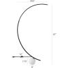 SAFAVIEH Couture Lighting Collection – Krysandra Black & Grey Marble Dimmable Floor Lamp, Sculptural Arched Design, LED Bulb Included (CTL1109A)