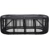 SAFAVIEH Home Collection – Jabez Natural Honey Brown Oval Rattan Coffee Table, Fully Assembled, Tropical Coastal Design (COF6509A)(Black)