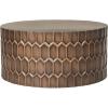 SAFAVIEH Home Collection Corey Antique Copper Coffee Table