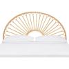 SAFAVIEH Home Collection Faris Natural Rattan Arched Full Size Headboard(Natural)