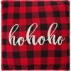 SAFAVIEH Home Collection Ho Red Gingham 20-inch Holiday Decorative Throw Pillow HOL3000A-2020, 20″ W x 20″ L