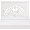 SAFAVIEH Home Collection Romilda White Wash Queen Size Headboard(White Wash)