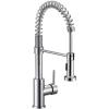 SAFAVIEH KCF2561C Solea Collection Arcadia Kitchen Faucet, Chrome