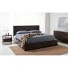 SAFAVIEH SFV6304A-K-3BX, King, Chocolate Brown/Black(Chocolate Brown/Black)