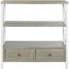 Safavieh American Homes Collection Chandra Pale Blue and White Smoke Console Table(Ash Grey)
