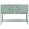 Safavieh American Homes Collection Charlotte Medium Oak Sideboard(Aqua Smoke)