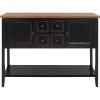 Safavieh American Homes Collection Charlotte Medium Oak Sideboard(Black / Oak)
