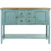 Safavieh American Homes Collection Charlotte Medium Oak Sideboard(Blue / Oak)
