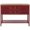 Safavieh American Homes Collection Charlotte Medium Oak Sideboard(Egyptian Red / Oak)