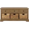 Safavieh American Homes Collection Damien Vintage Grey 3 Drawer Storage Unit(Desert Brown)