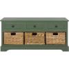 Safavieh American Homes Collection Damien Vintage Grey 3 Drawer Storage Unit(Dusty Green)