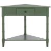 Safavieh American Homes Collection Gomez Vintage Grey Corner Table(Dusty Green)