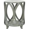Safavieh American Homes Collection Janika French Grey Accent Table(Ash Grey)