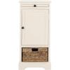 Safavieh American Homes Collection Raven Vintage Grey Tall Storage Unit(Distressed Cream)