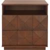 Safavieh Couture Home Patty Modern Black 2-drawer Nightstand(Light Acacia)