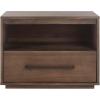 Safavieh Couture Mallory Dark Chocolate 1-Drawer Storage Nightstand(Dark Chocolate)