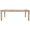 Safavieh Couture Patio Dominica Natural Wooden Outdoor Dining Table