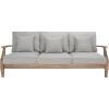 Safavieh Couture Patio Martinique Natural and White Wood Outdoor Sofa, Natural/White(Natural/Grey)