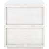 Safavieh Couture Zeus Natural 2-drawer Storage Nightstand(White Washed)