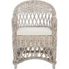 Safavieh Home Collection Inez Natural Wicker Club Chair(White Washed)