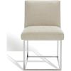 Safavieh Home Collection Jenette Hemingway Black Velvet Side Chair(Taupe / Silver)
