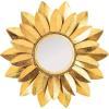 Safavieh Home Collection Larcen 22-inch Gold Flower Round Mirror