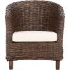 Safavieh Home Collection Omni Honey Barrel Chair(Brown)