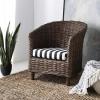 Brown/Black White Cushion