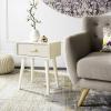 Safavieh Home Lyle Modern Slate Grey Accent Table(Antique / White)