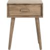 Safavieh Home Lyle Modern Slate Grey Accent Table(Chocolate)