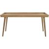 Safavieh Home Nonie Modern Slate Grey Tray Top Coffee Table(Chocolate)