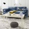 Safavieh Home Nonie Modern Slate Grey Tray Top Coffee Table(Vintage White)