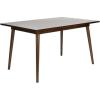 Safavieh Home Tia Modern Antique White Dining Table(Walnut)