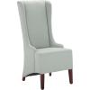 Safavieh Mercer Collection Becall Dining Chair, Artic Grey(Seafoam / Green)