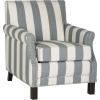 Safavieh Mercer Collection Charles Beige Linen Club Chair(Grey / White)