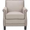Safavieh Mercer Collection Charles Beige Linen Club Chair(beige)