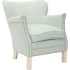 Safavieh Mercer Collection Connie Beige Linen Club Chair(blue)