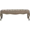 Safavieh Mercer Collection Randy Beige Linen Bench(Mushroom)