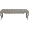 Safavieh Mercer Collection Randy Beige Linen Bench(Sea Mist)
