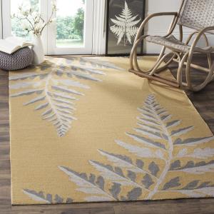Martha Stewart x SAFAVIEH Area Rug Collection – 4′ x 6′, Duck’s Egg, Hand-Hooked, Ideal for Living Room, Foyer, Bedroom, Accent Space (MSR2211D)(Duck’s Egg)