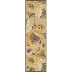 Martha Stewart x SAFAVIEH Area Rug Collection – 4′ x 6′, Red, Handmade Wool, Ideal for Living Room, Foyer, Bedroom, Accent Space (MSR4872A)(Gold)