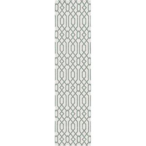 Martha Stewart x SAFAVIEH Area Rug Collection – 5′ x 7′, Green & Ivory, Cotton, Ideal for Living Room, Bedroom, Office, Dining Space (MSR421Y)(Green/Ivory)
