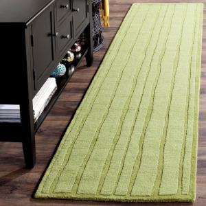 Martha Stewart x SAFAVIEH Area Rug Collection – 5′ x 8′, Fossil, Handmade Wool, Ideal for Living Room, Bedroom, Office, Dining Space (MSR4619B)(Mossy Rock)