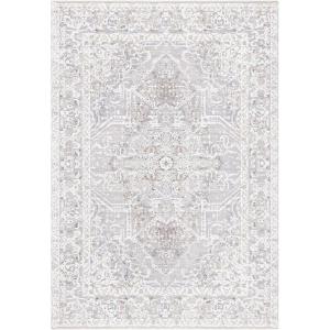 Martha Stewart x SAFAVIEH Area Rug Collection – 5′ x 8′, Ivory & Light Grey, Non-Shedding & Easy Cleaning, Ideal for Living Room, Bedroom, Office, Dining Space (MSR8934B)(Ivory/Light Grey)